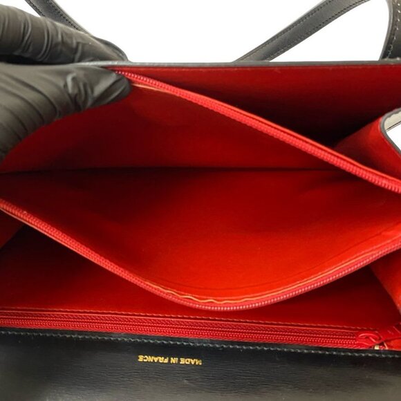 Celine Vintage Circle Logo Hardware Calf Leather Handbag Mini - Picture 10 of 10